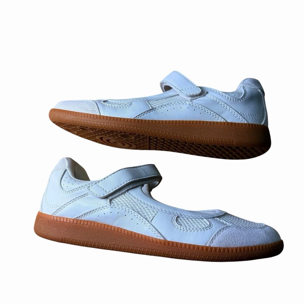 Anthropologie Silent D Samantha Sneaker White 10 Mary Jane Comfortable $140 - Picture 9 of 10